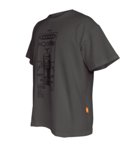 Футболка темно-серая